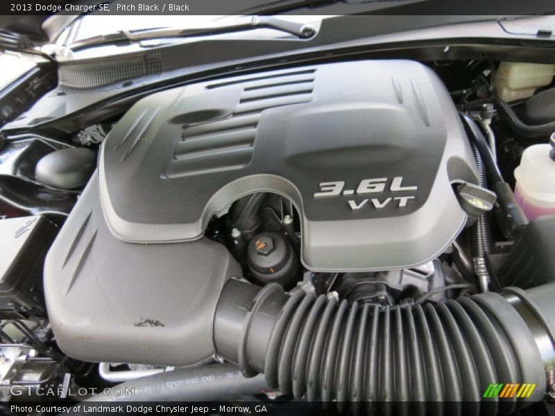 Pitch Black / Black 2013 Dodge Charger SE