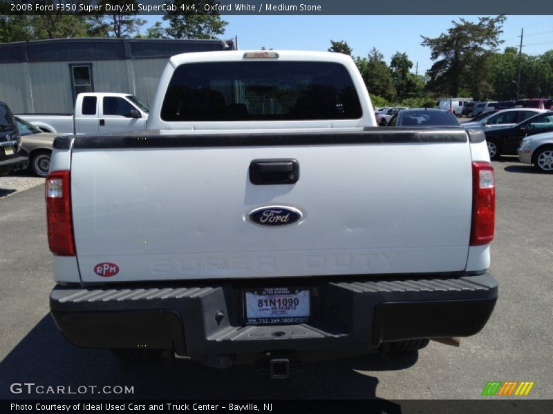 Oxford White / Medium Stone 2008 Ford F350 Super Duty XL SuperCab 4x4