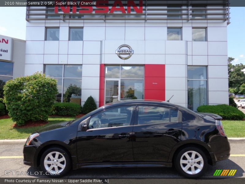 Super Black / Charcoal 2010 Nissan Sentra 2.0 SR