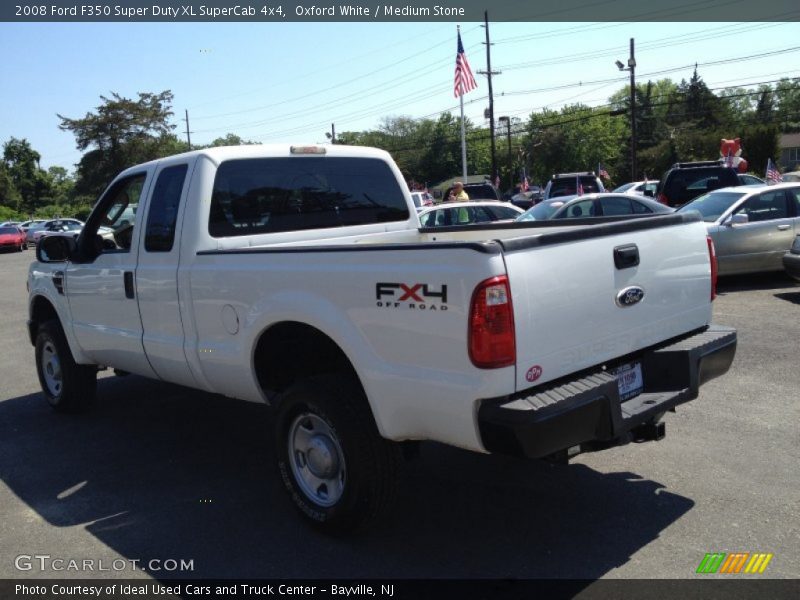 Oxford White / Medium Stone 2008 Ford F350 Super Duty XL SuperCab 4x4