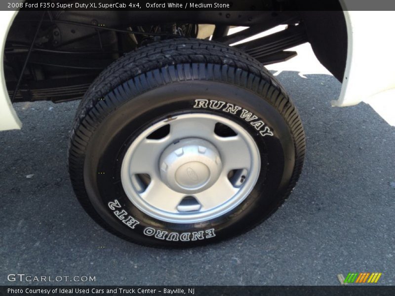 Oxford White / Medium Stone 2008 Ford F350 Super Duty XL SuperCab 4x4