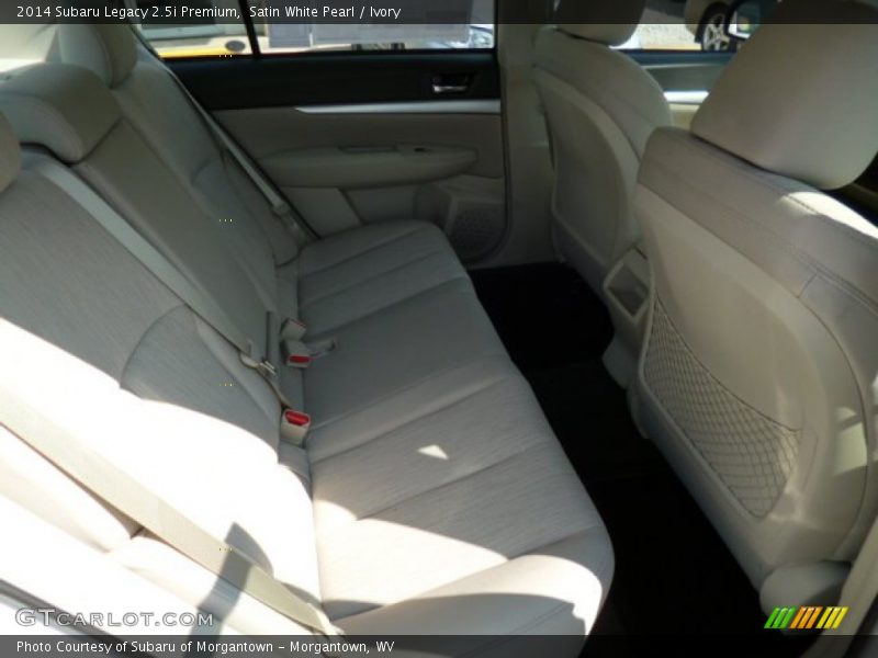 Satin White Pearl / Ivory 2014 Subaru Legacy 2.5i Premium