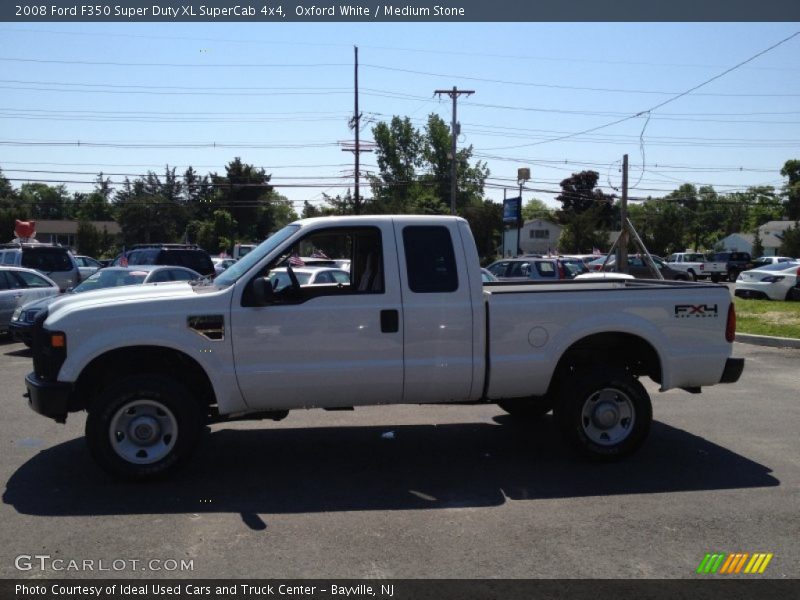 Oxford White / Medium Stone 2008 Ford F350 Super Duty XL SuperCab 4x4