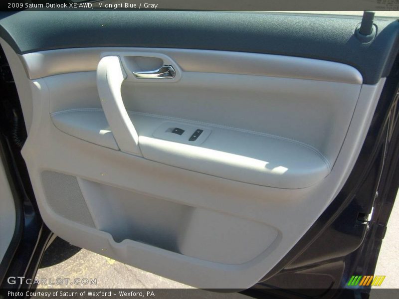 Midnight Blue / Gray 2009 Saturn Outlook XE AWD