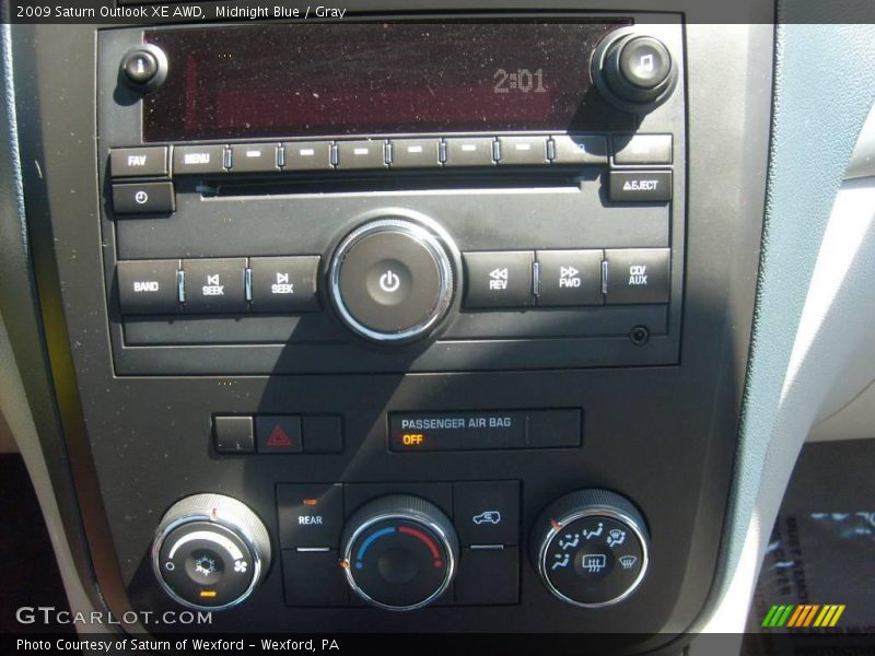 Midnight Blue / Gray 2009 Saturn Outlook XE AWD