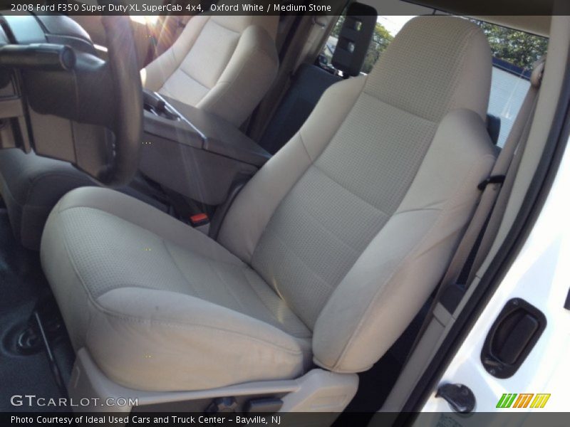 Oxford White / Medium Stone 2008 Ford F350 Super Duty XL SuperCab 4x4
