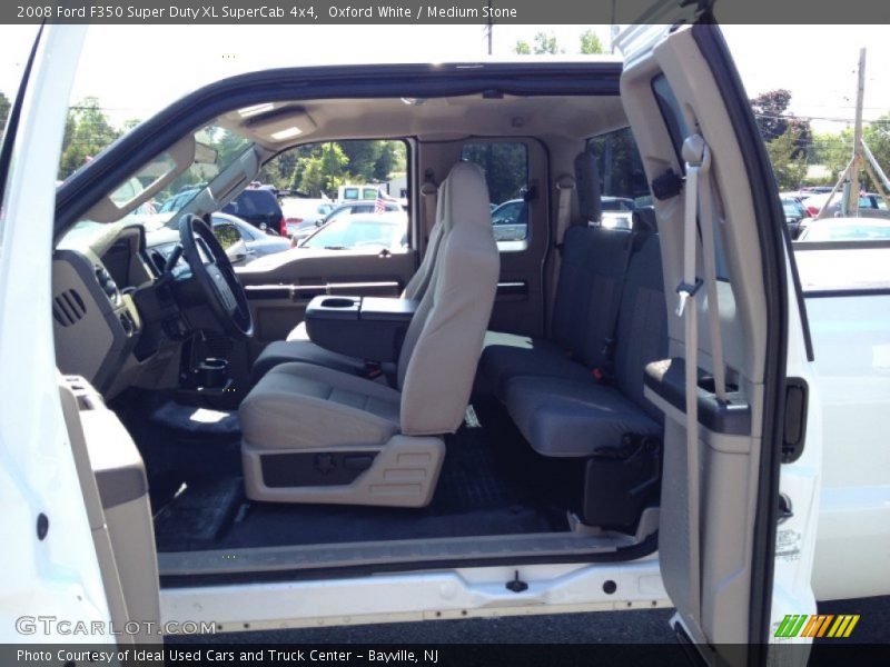 Oxford White / Medium Stone 2008 Ford F350 Super Duty XL SuperCab 4x4