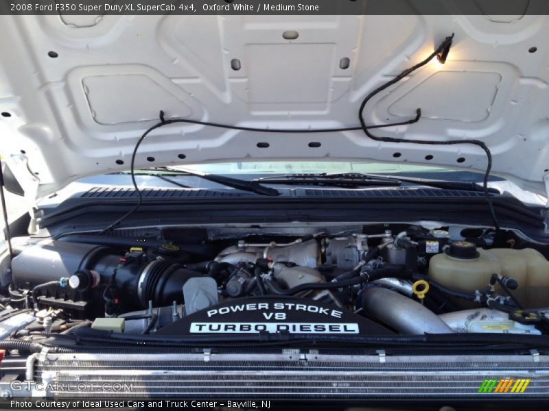 Oxford White / Medium Stone 2008 Ford F350 Super Duty XL SuperCab 4x4