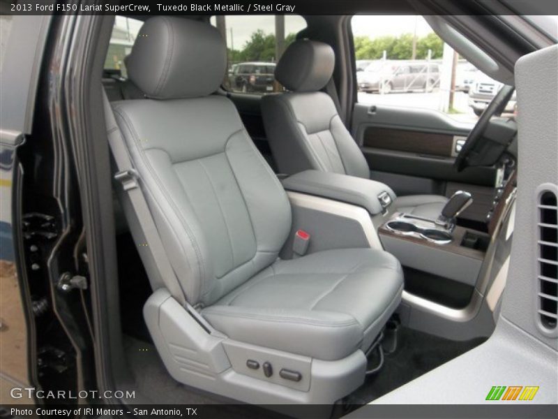 Front Seat of 2013 F150 Lariat SuperCrew