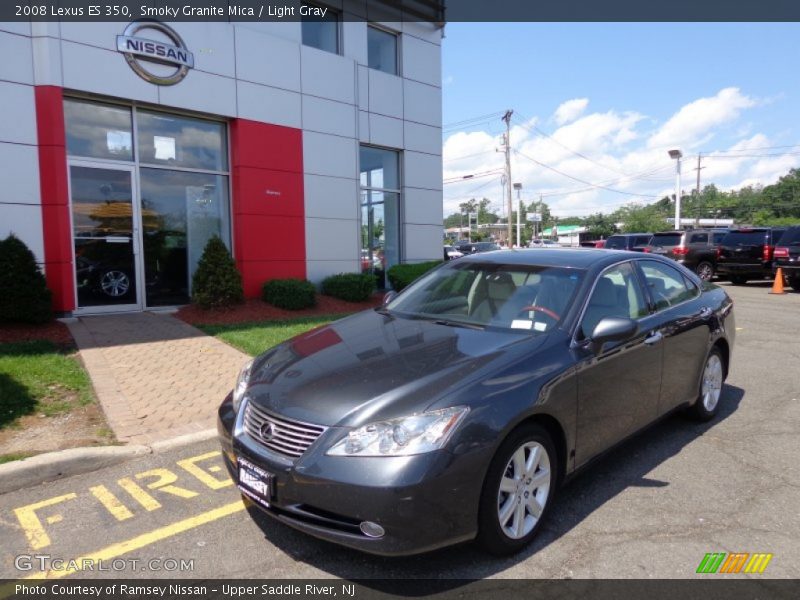 Smoky Granite Mica / Light Gray 2008 Lexus ES 350