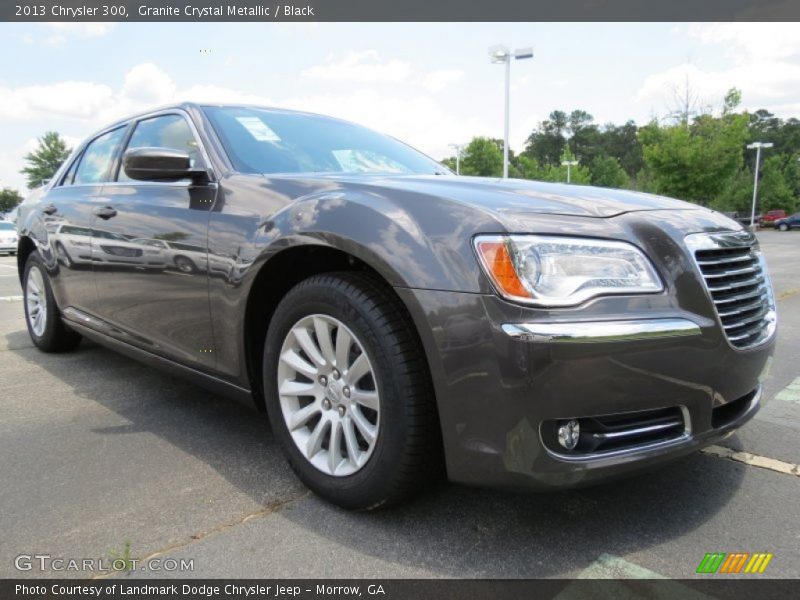 Granite Crystal Metallic / Black 2013 Chrysler 300