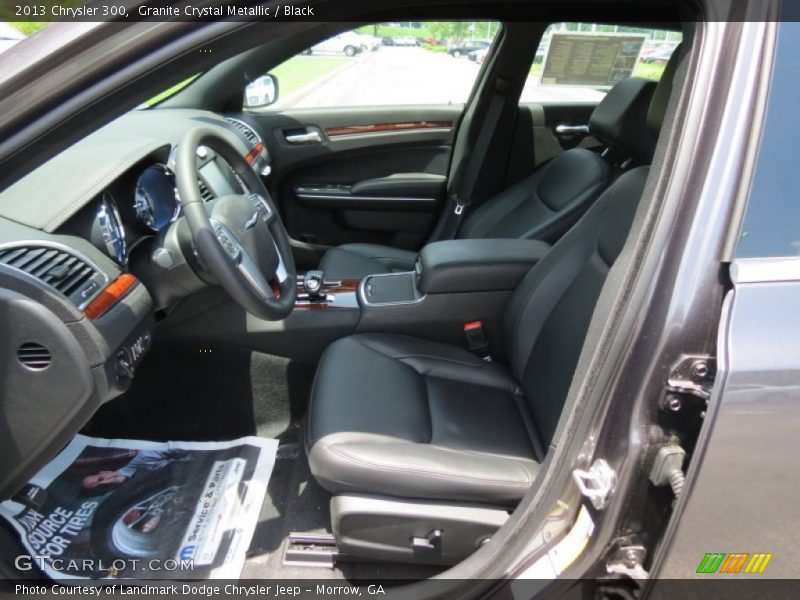Granite Crystal Metallic / Black 2013 Chrysler 300
