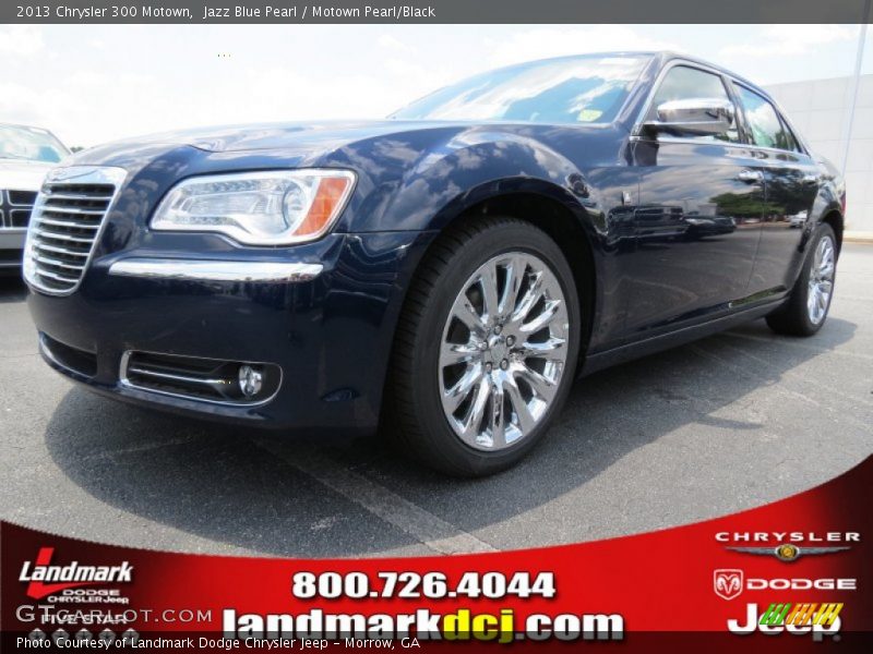 Jazz Blue Pearl / Motown Pearl/Black 2013 Chrysler 300 Motown