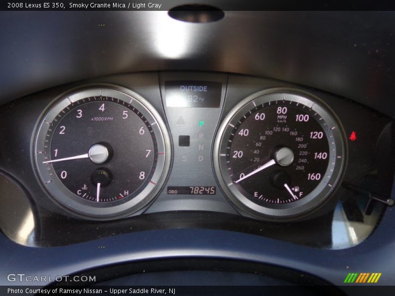 Smoky Granite Mica / Light Gray 2008 Lexus ES 350