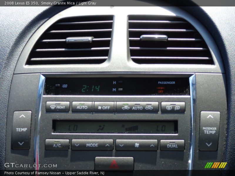 Smoky Granite Mica / Light Gray 2008 Lexus ES 350