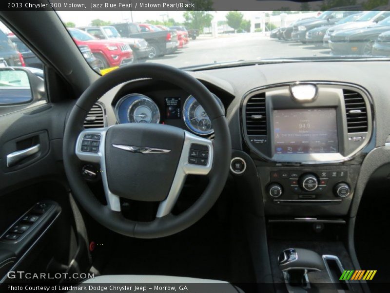 Jazz Blue Pearl / Motown Pearl/Black 2013 Chrysler 300 Motown