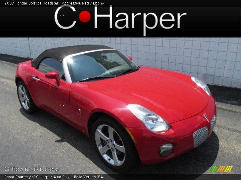 Aggressive Red / Ebony 2007 Pontiac Solstice Roadster