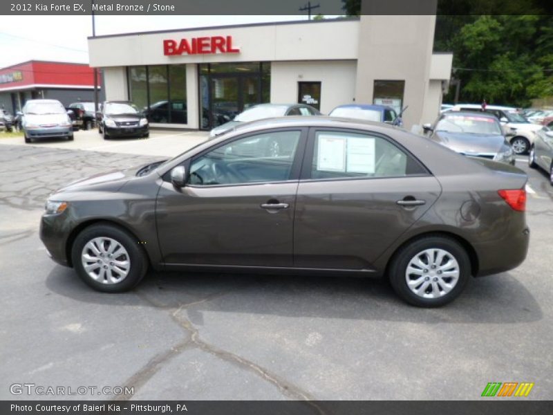 Metal Bronze / Stone 2012 Kia Forte EX