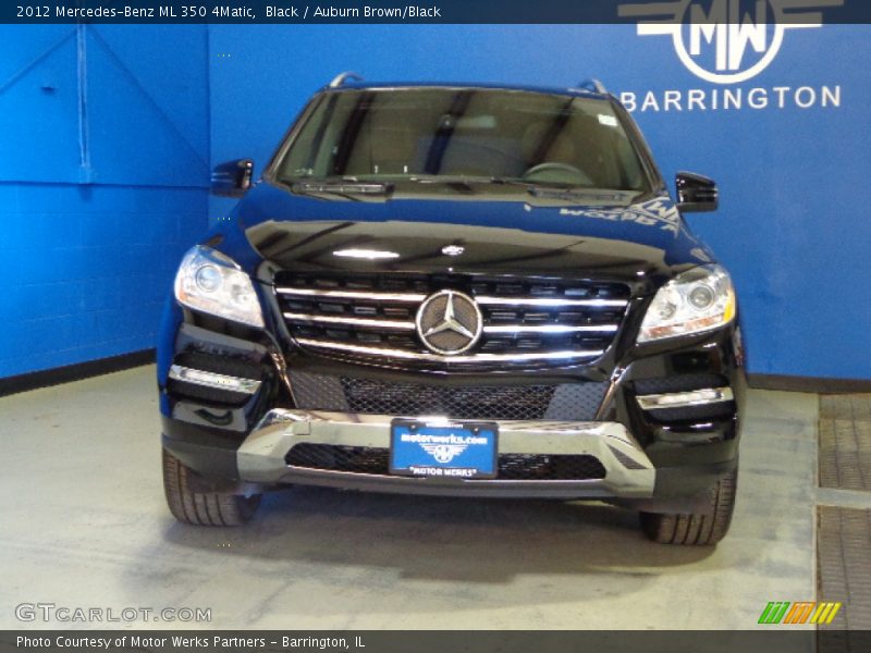 Black / Auburn Brown/Black 2012 Mercedes-Benz ML 350 4Matic