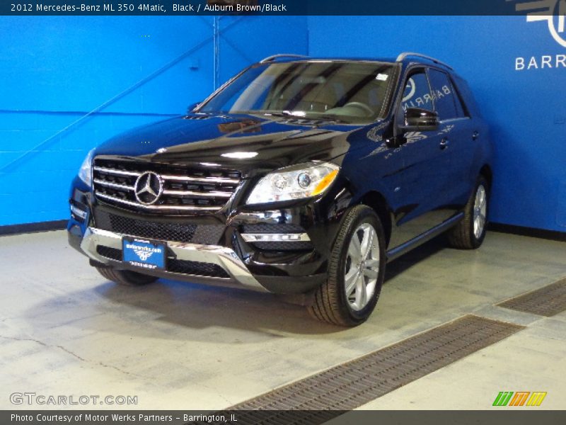 Black / Auburn Brown/Black 2012 Mercedes-Benz ML 350 4Matic