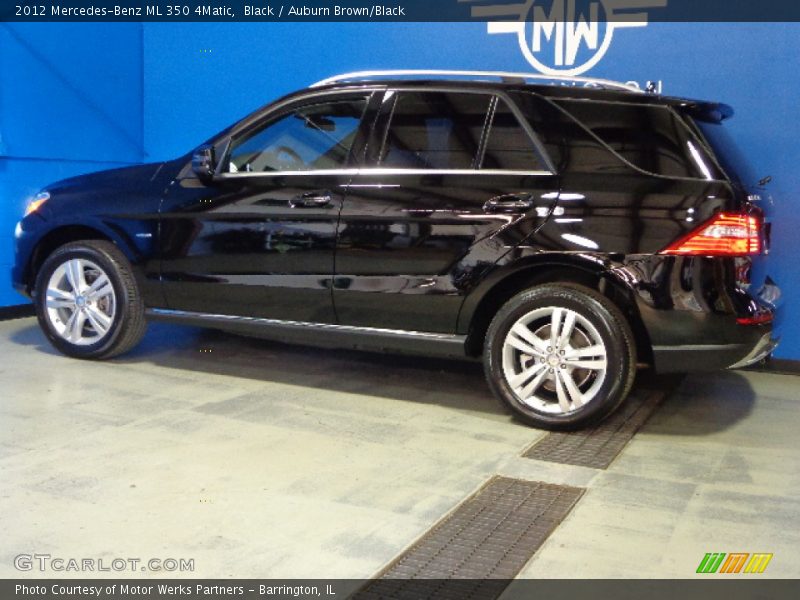 Black / Auburn Brown/Black 2012 Mercedes-Benz ML 350 4Matic