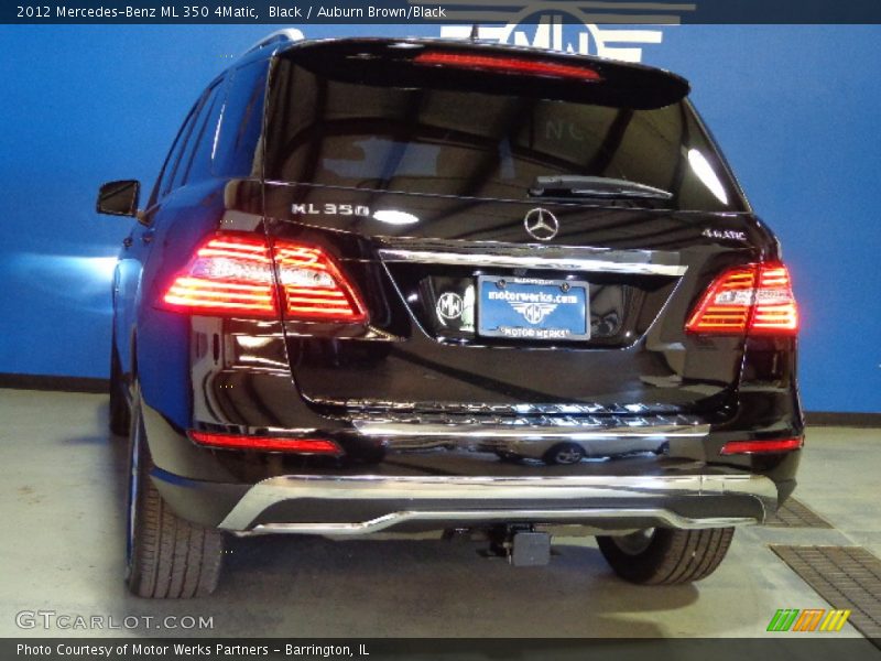 Black / Auburn Brown/Black 2012 Mercedes-Benz ML 350 4Matic