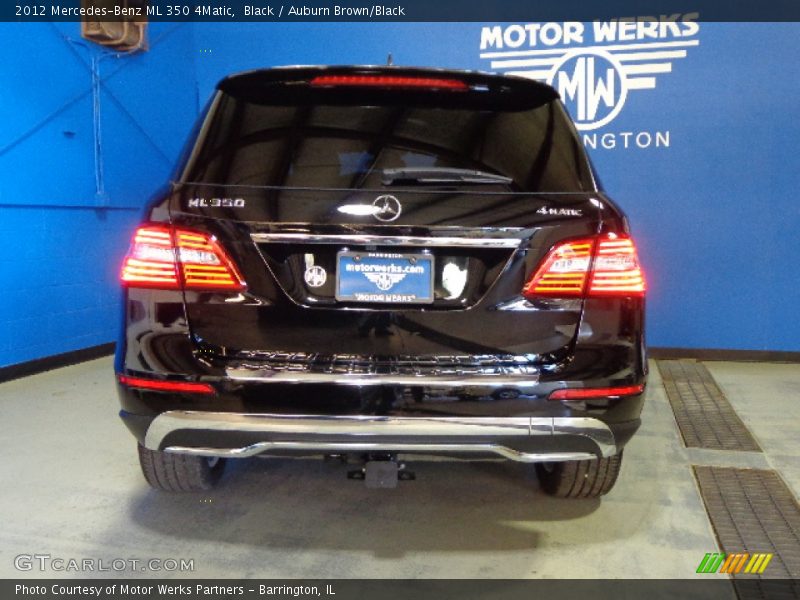 Black / Auburn Brown/Black 2012 Mercedes-Benz ML 350 4Matic