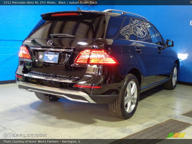 Black / Auburn Brown/Black 2012 Mercedes-Benz ML 350 4Matic