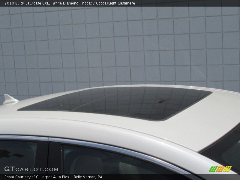 White Diamond Tricoat / Cocoa/Light Cashmere 2010 Buick LaCrosse CXL