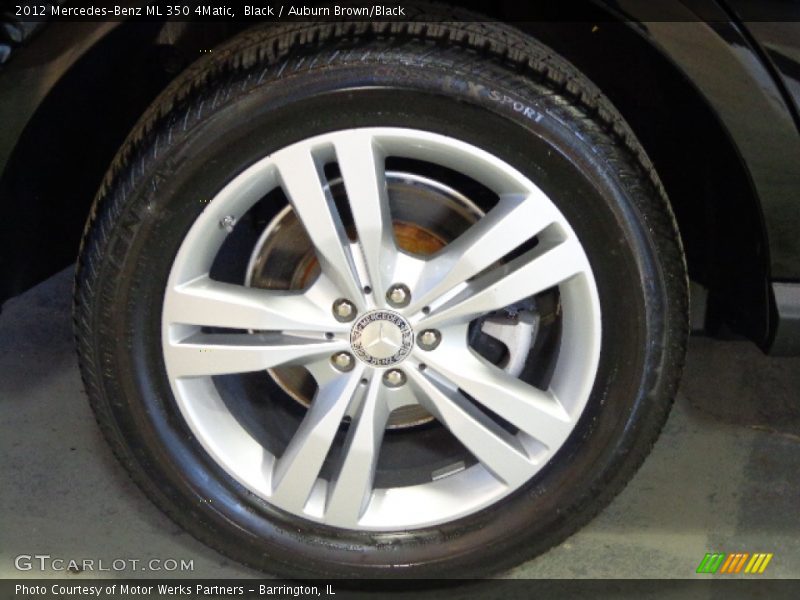 Black / Auburn Brown/Black 2012 Mercedes-Benz ML 350 4Matic