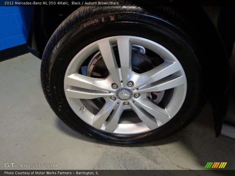 Black / Auburn Brown/Black 2012 Mercedes-Benz ML 350 4Matic