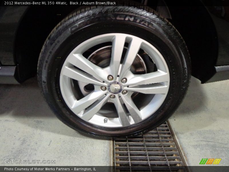 Black / Auburn Brown/Black 2012 Mercedes-Benz ML 350 4Matic