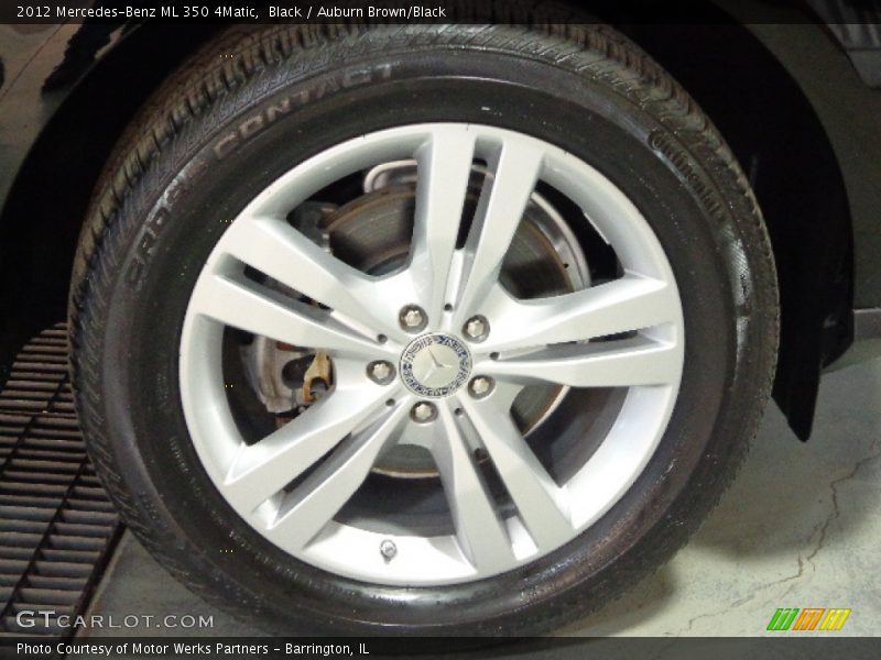 Black / Auburn Brown/Black 2012 Mercedes-Benz ML 350 4Matic