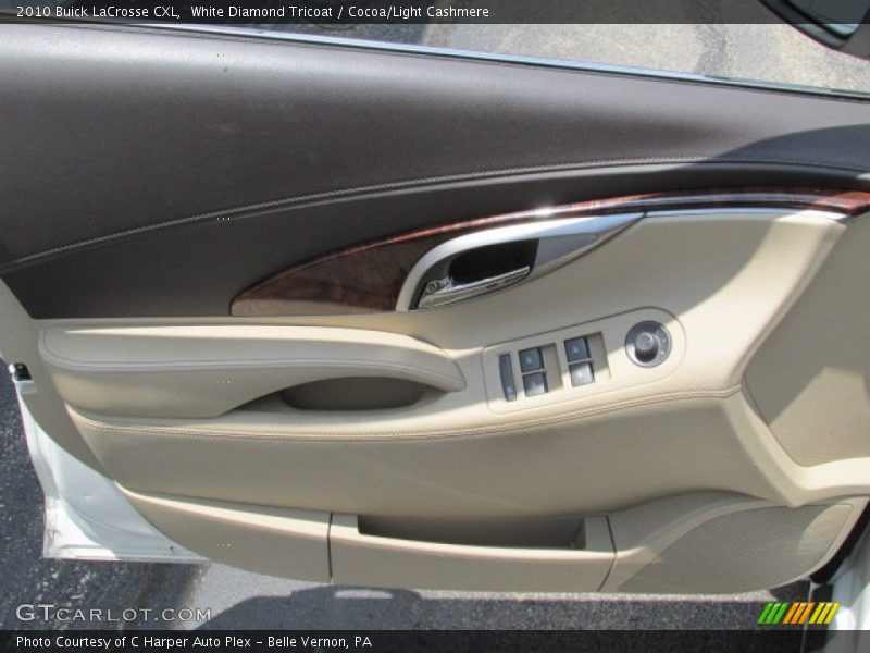 White Diamond Tricoat / Cocoa/Light Cashmere 2010 Buick LaCrosse CXL