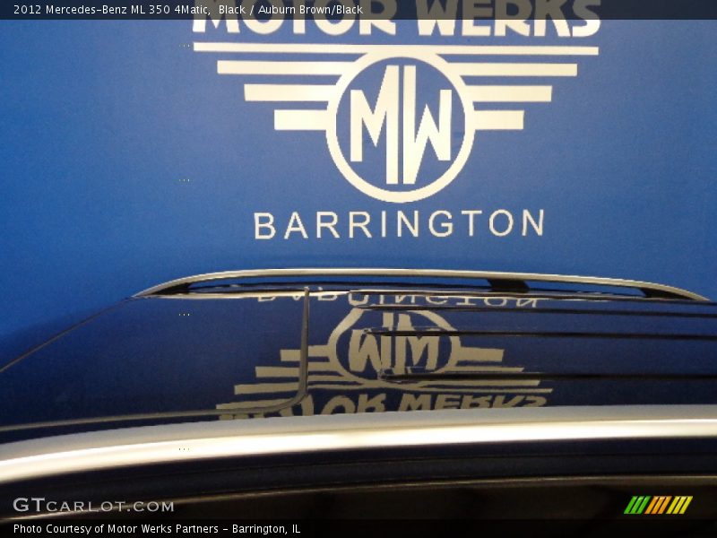 Black / Auburn Brown/Black 2012 Mercedes-Benz ML 350 4Matic