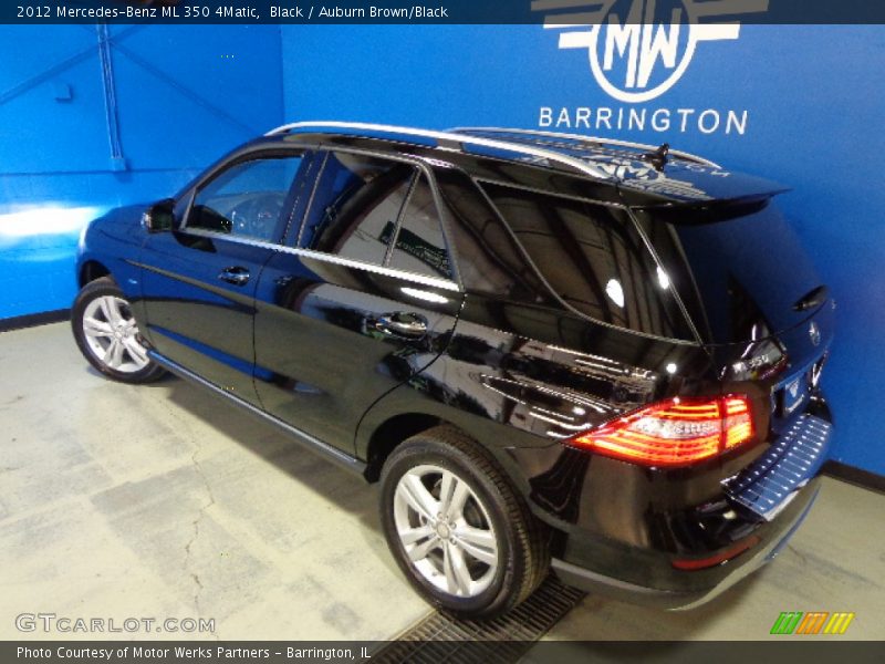 Black / Auburn Brown/Black 2012 Mercedes-Benz ML 350 4Matic