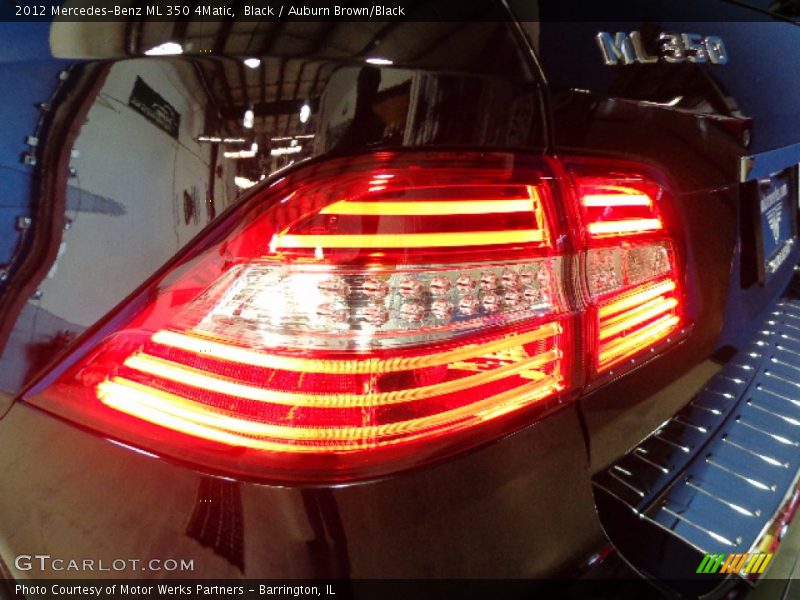 Black / Auburn Brown/Black 2012 Mercedes-Benz ML 350 4Matic