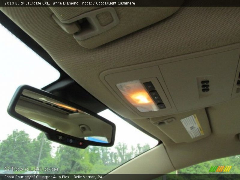 White Diamond Tricoat / Cocoa/Light Cashmere 2010 Buick LaCrosse CXL