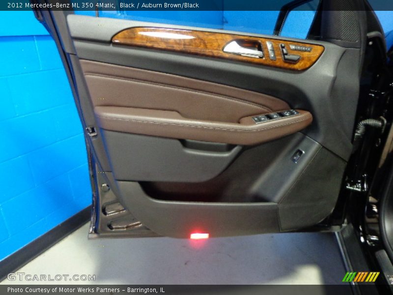 Black / Auburn Brown/Black 2012 Mercedes-Benz ML 350 4Matic