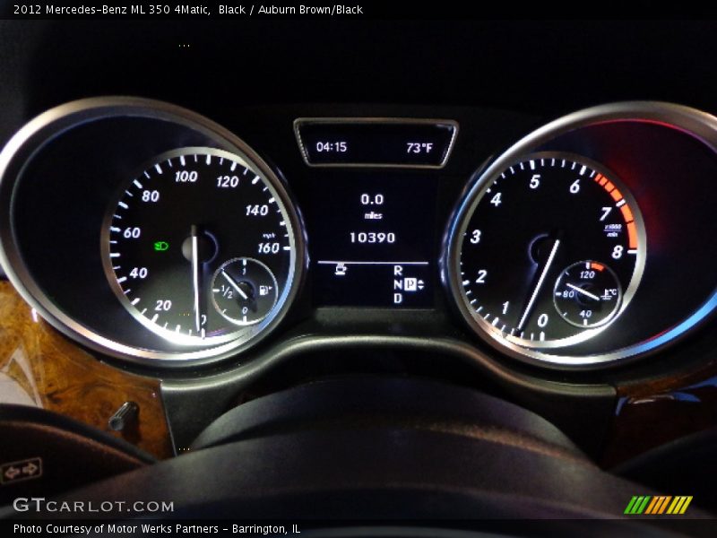 Black / Auburn Brown/Black 2012 Mercedes-Benz ML 350 4Matic