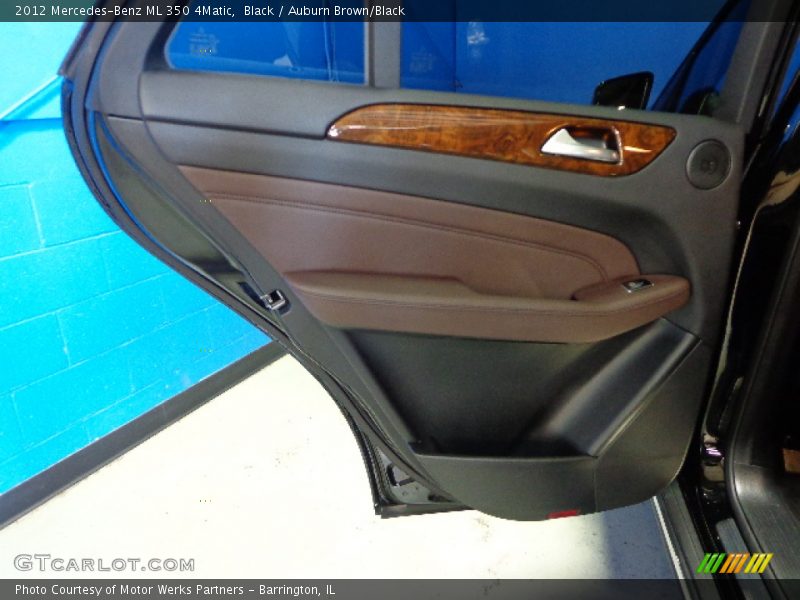 Black / Auburn Brown/Black 2012 Mercedes-Benz ML 350 4Matic