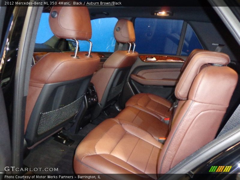 Black / Auburn Brown/Black 2012 Mercedes-Benz ML 350 4Matic