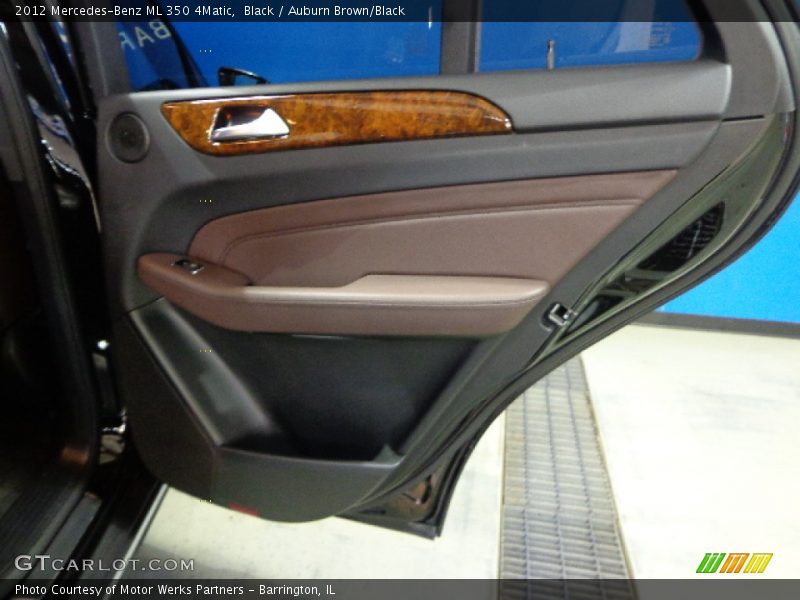 Black / Auburn Brown/Black 2012 Mercedes-Benz ML 350 4Matic