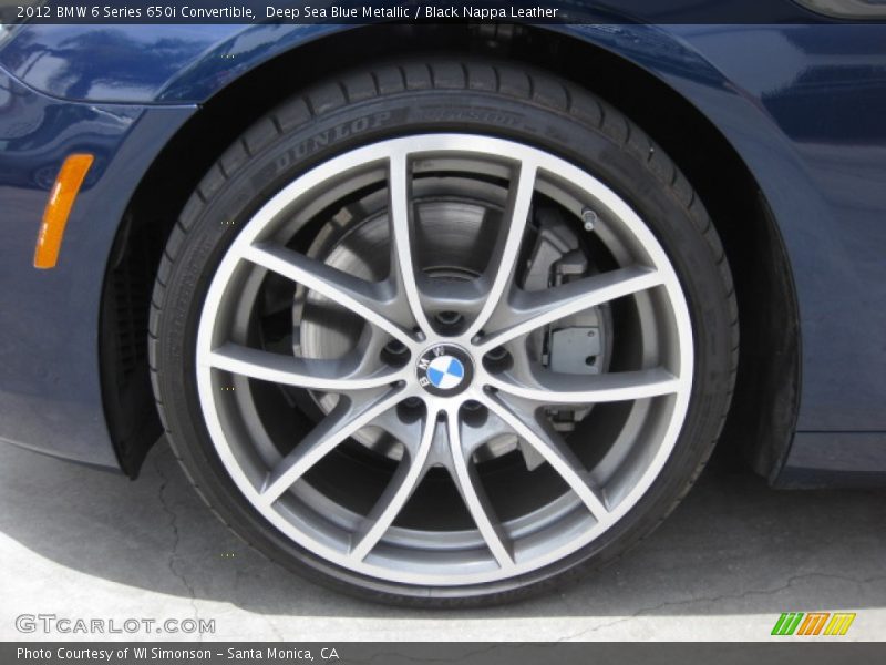  2012 6 Series 650i Convertible Wheel