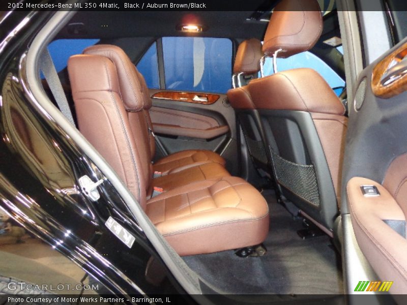 Black / Auburn Brown/Black 2012 Mercedes-Benz ML 350 4Matic