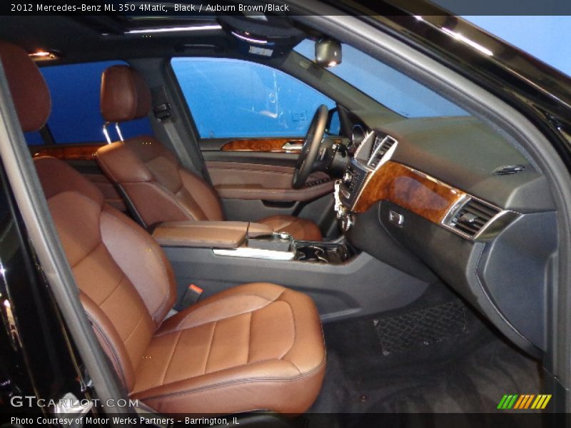 Black / Auburn Brown/Black 2012 Mercedes-Benz ML 350 4Matic