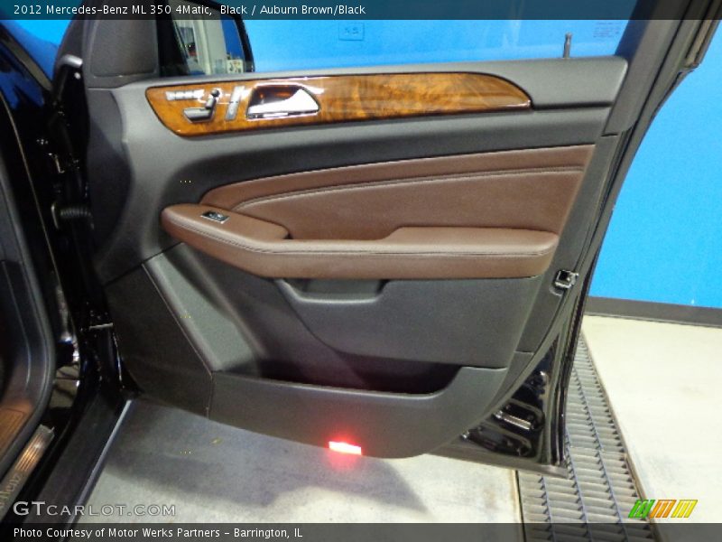 Black / Auburn Brown/Black 2012 Mercedes-Benz ML 350 4Matic