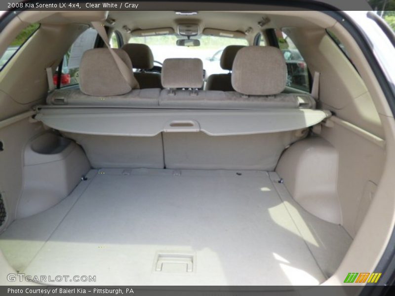 Clear White / Gray 2008 Kia Sorento LX 4x4