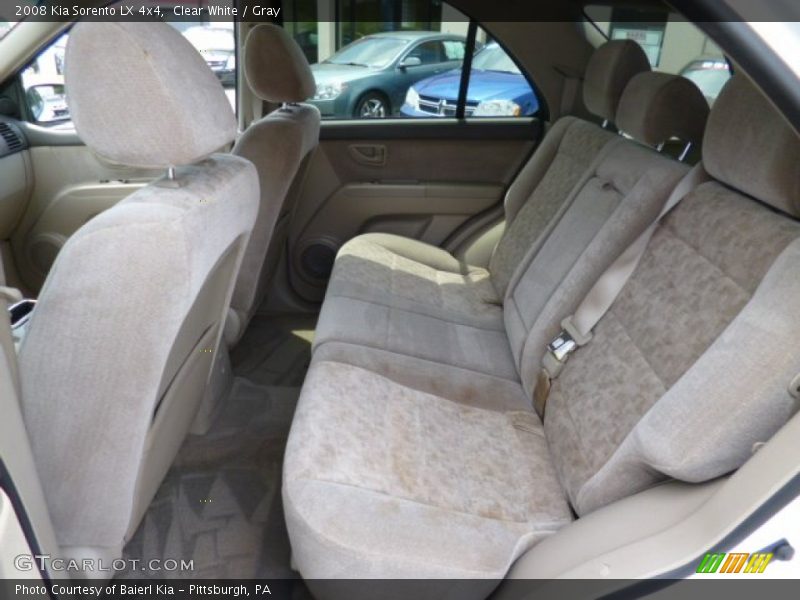 Clear White / Gray 2008 Kia Sorento LX 4x4