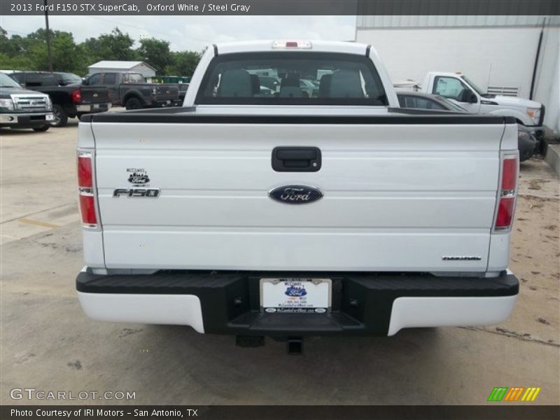Oxford White / Steel Gray 2013 Ford F150 STX SuperCab